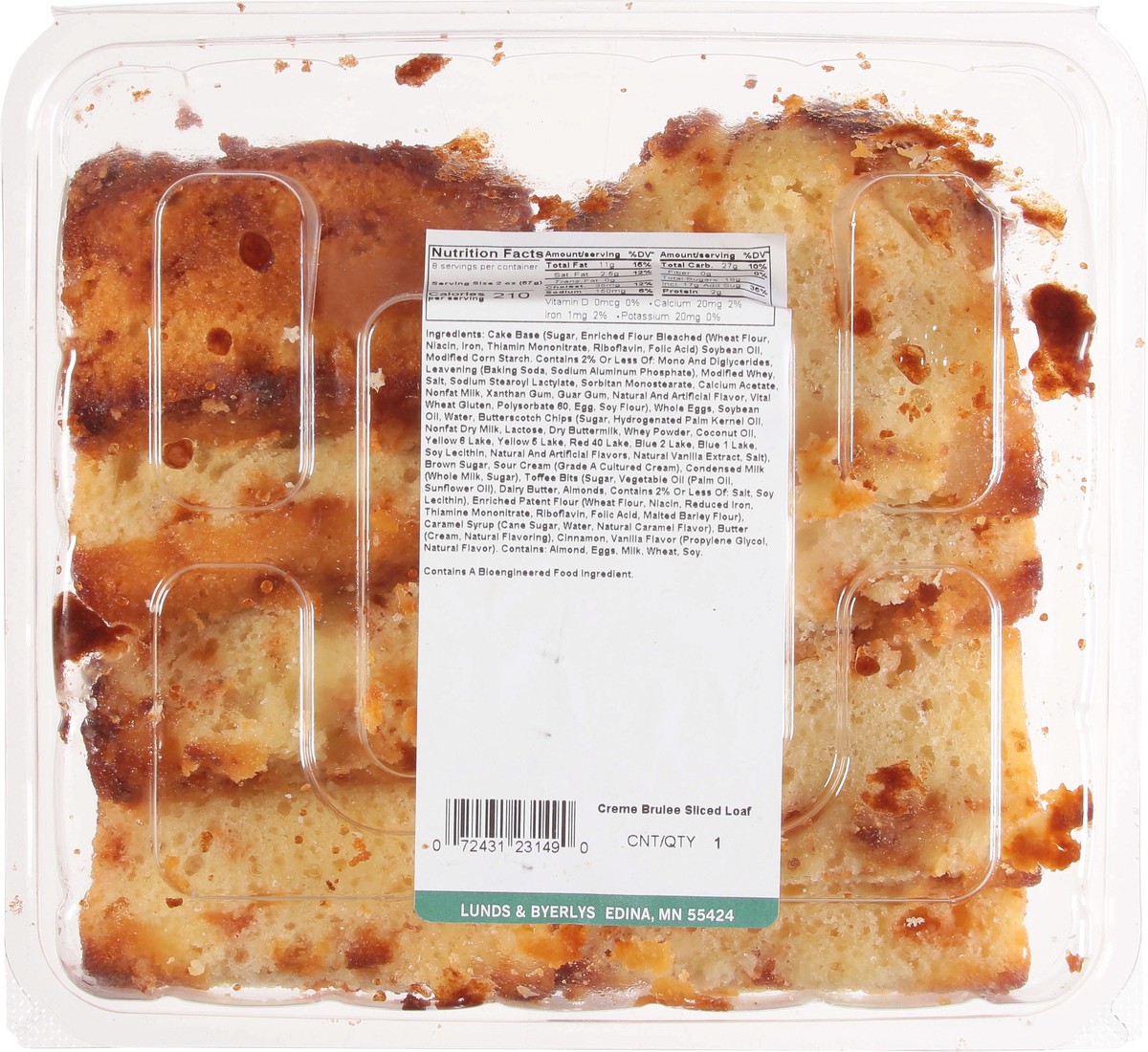 slide 7 of 9, Lunds & Byerlys Sliced Creme Brulee Loaf 16 oz, 16 oz