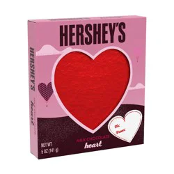 Hershey's Milk Chocolate Heart, Valentine's Candy Gift Box, 5 oz