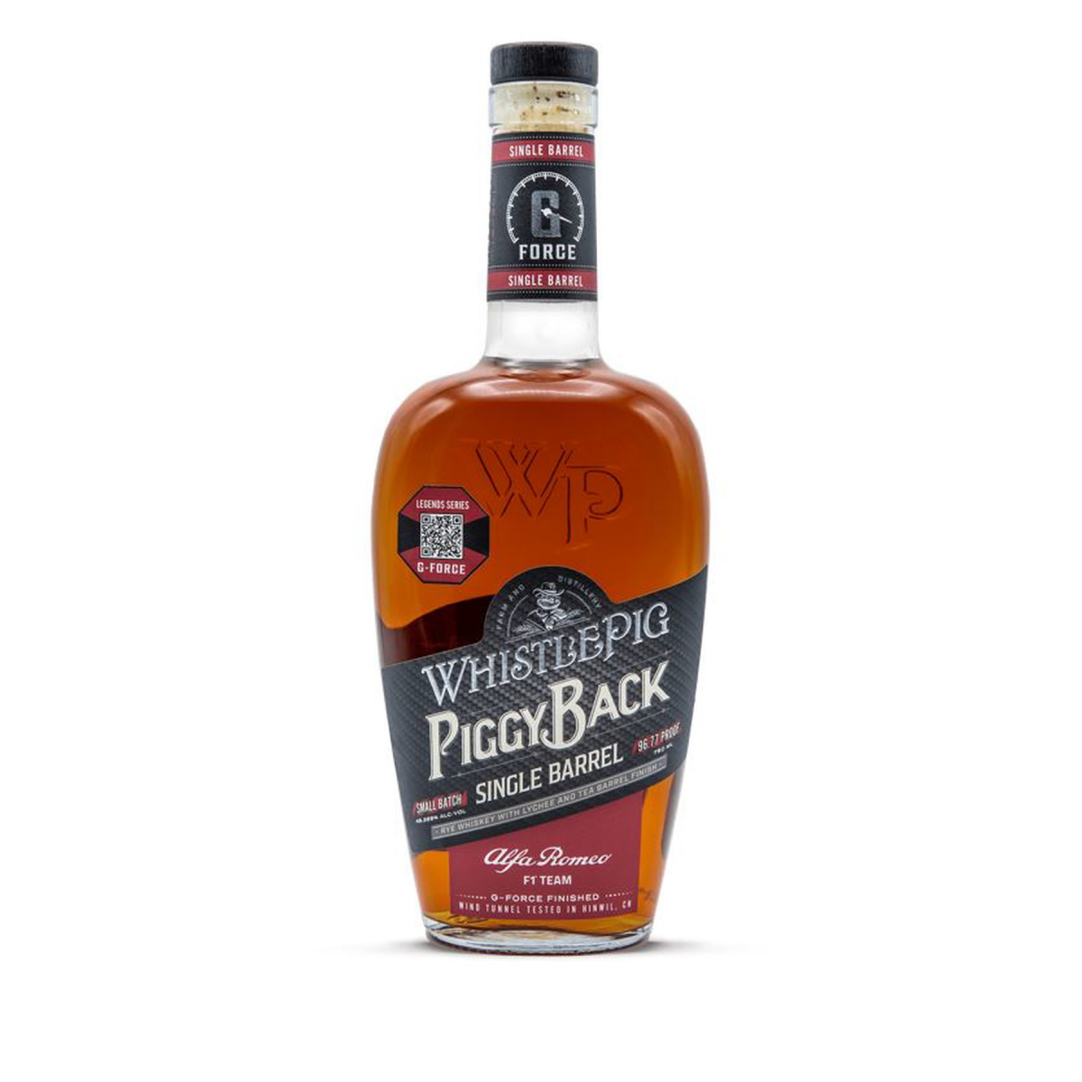 slide 1 of 1, Whistlepig Piggyback Rye Alfa Romeo F1 Barrel Pick 750ml, 750 ml