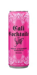 Cali Cocktails Smokin' Strawberry Margarita Wine Cocktail 4 - 12 fl oz Cans