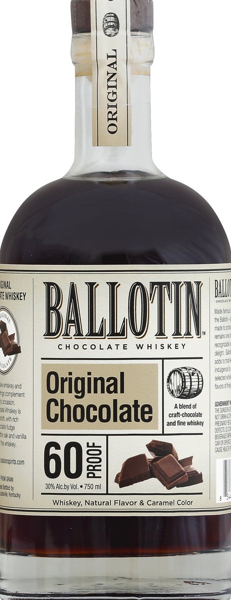 slide 2 of 2, Ballotin Whiskey Chocolate, 750 ml