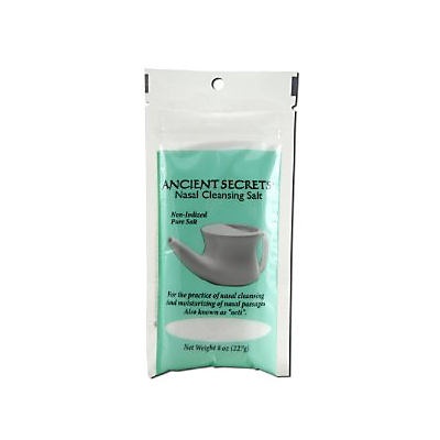 slide 1 of 1, Ancient Secrets Nasal Cleansing Salt Bag, 8 oz