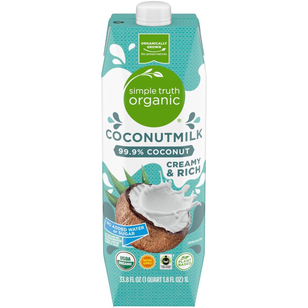 slide 2 of 3, Simple Truth Organic Coconut Milk, 33.8 fl oz