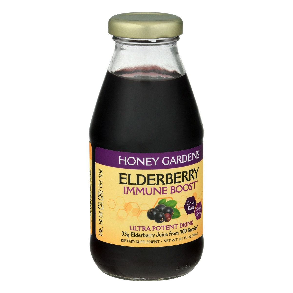 slide 6 of 12, Honey Gardens Elderberry Juice - 10 fl oz, 10 fl oz