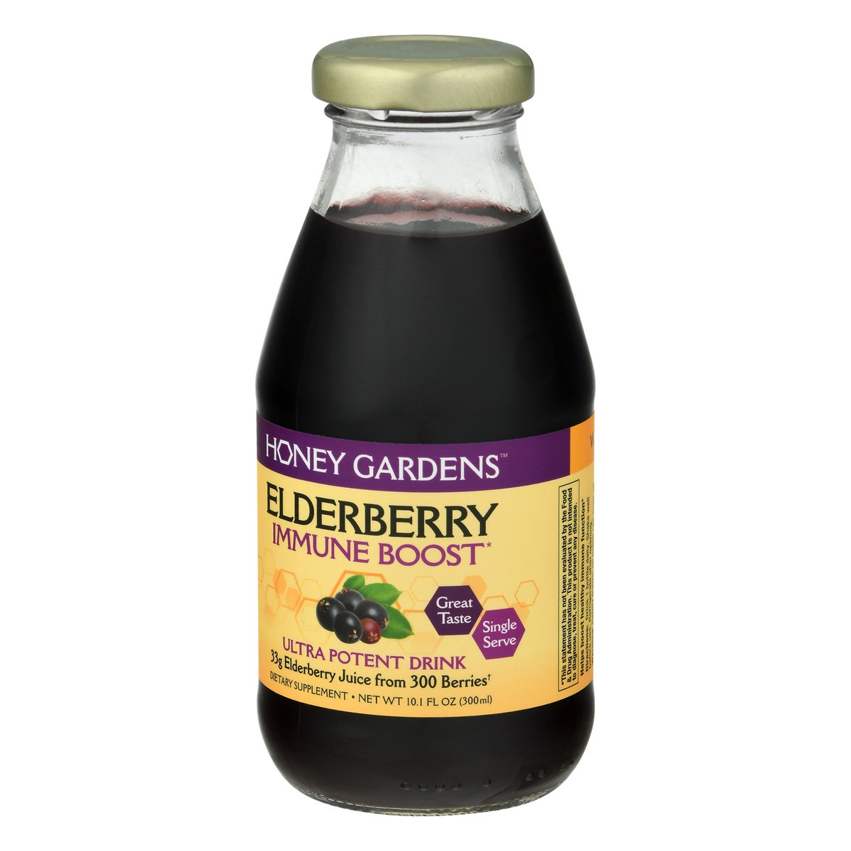 slide 7 of 12, Honey Gardens Elderberry Juice - 10 fl oz, 10 fl oz