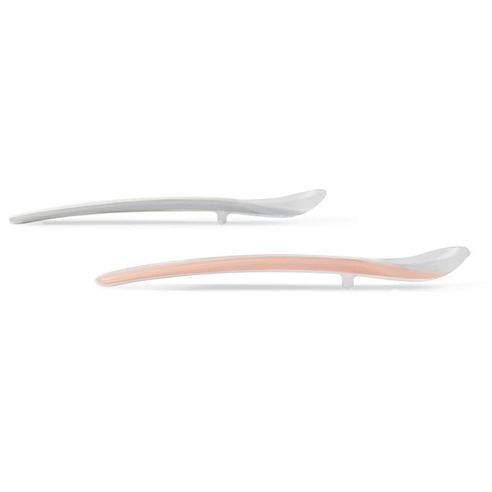 slide 3 of 9, Skip Hop SKIP*HOP Easy-Feed Spoons - Grey/Coral, 2 ct