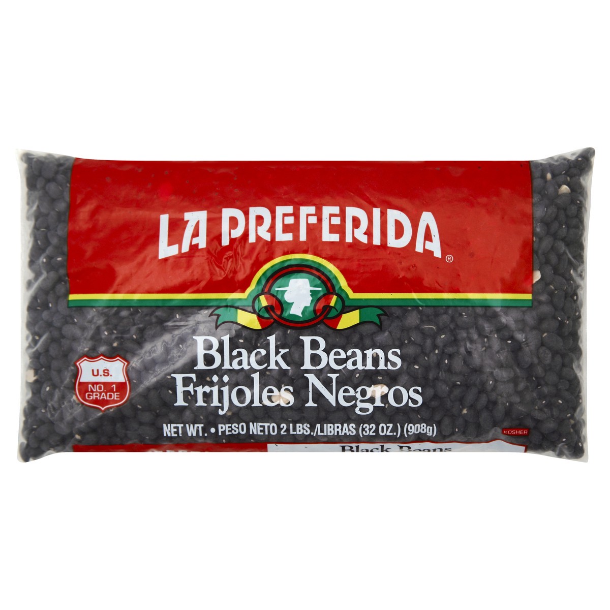 slide 4 of 5, La Preferida Black Beans 32 oz, 32 oz