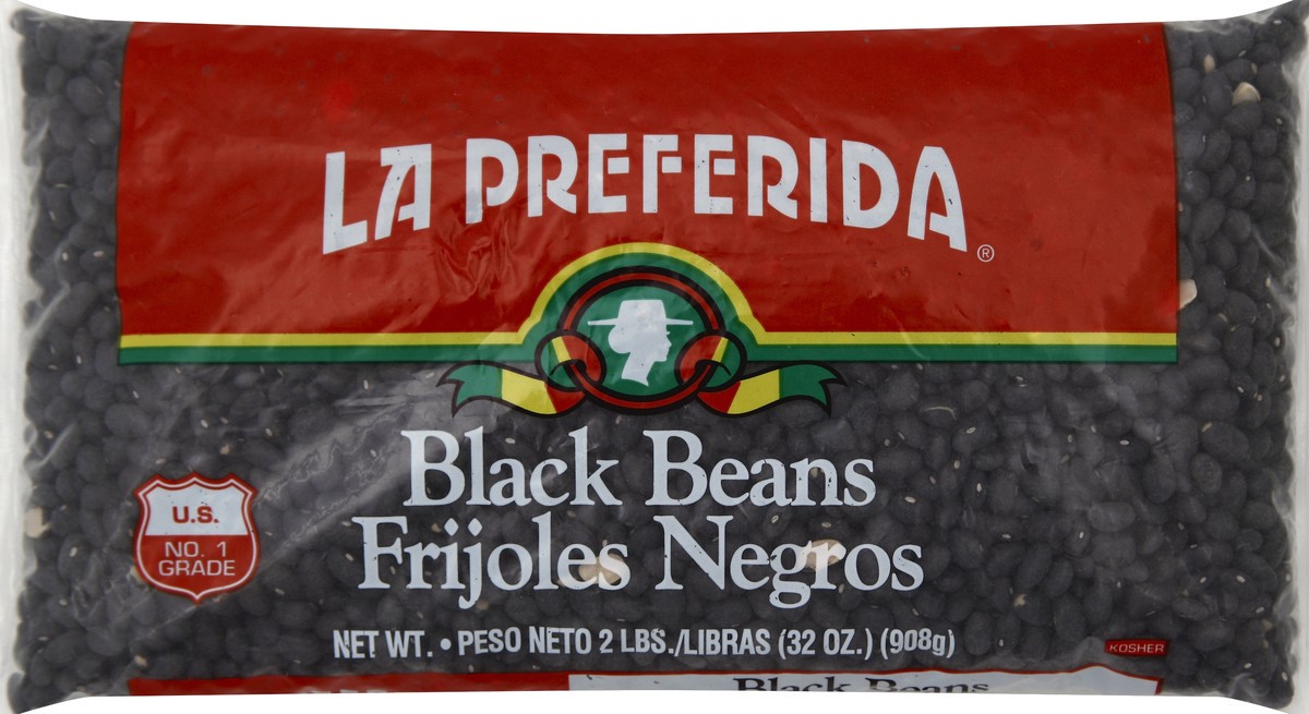 slide 1 of 5, La Preferida Black Beans 32 oz, 32 oz