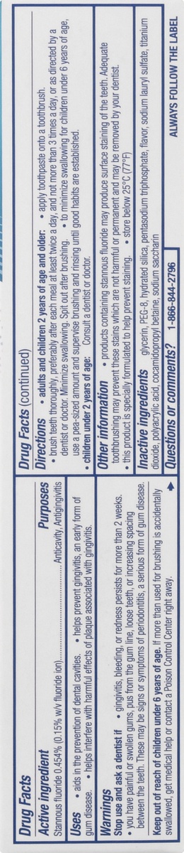 slide 6 of 9, Polident ProPartial Fluoride Anticavity and Antigingivitis Toothpaste, 3.4 oz