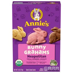 Annie's Organic Bunny Grahams Snacks, Neapolitan, 7.5 oz