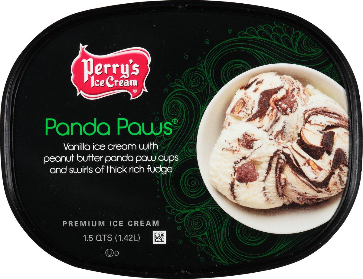 slide 14 of 14, Perry's Ice Cream Premium Panda Paws Ice Cream 1.5 qt, 1.5 qt