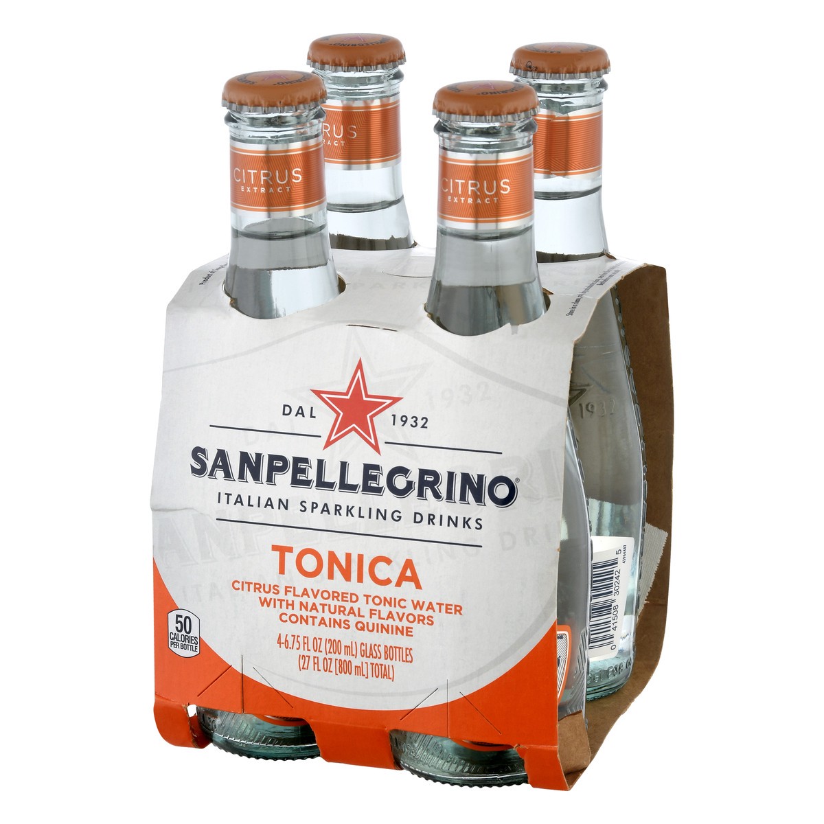 slide 3 of 9, SANPELLEGRINO Italian Sparkling Drinks Tonica with Citrus 6.76 oz. glass 4-pack - 27 oz, 27 oz