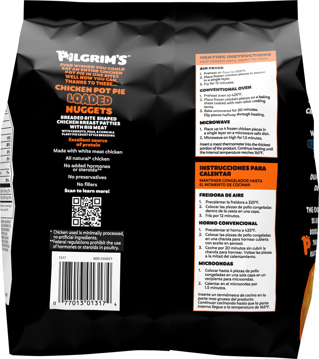 slide 2 of 13, Pilgrim's Pilgrim’s Chicken Pot Pie Loaded Nuggets, 19.2 oz