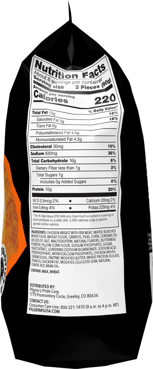 slide 8 of 13, Pilgrim's Pilgrim’s Chicken Pot Pie Loaded Nuggets, 19.2 oz