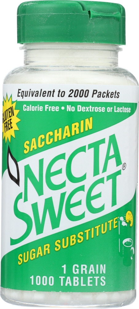 slide 1 of 2, Necta Sweet Sugar Substitute Saccharin Tablets, 1000 ct