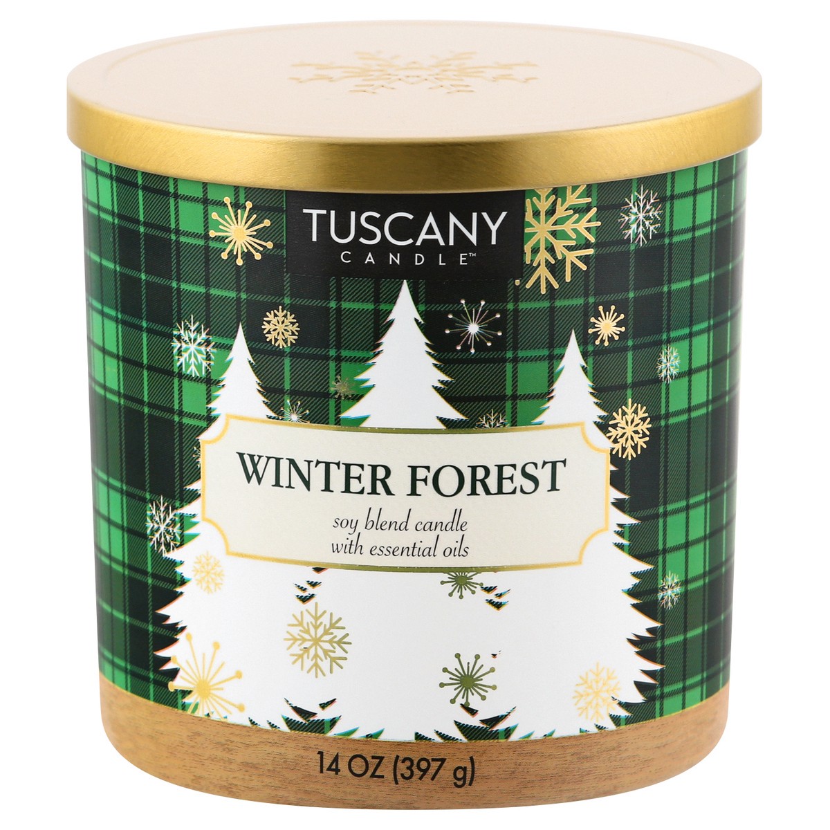 slide 4 of 8, Tuscany Candle Soy Blend Winter Forest Candle 1 ea, 1 ea