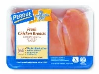Perdue Fresh Chicken Breasts Boneless Skinless All Natural (3 Per Pack)