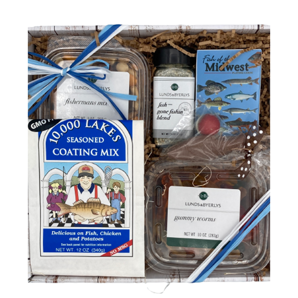 slide 1 of 1, L&B Gone Fishin' Gift Basket, 1 ct