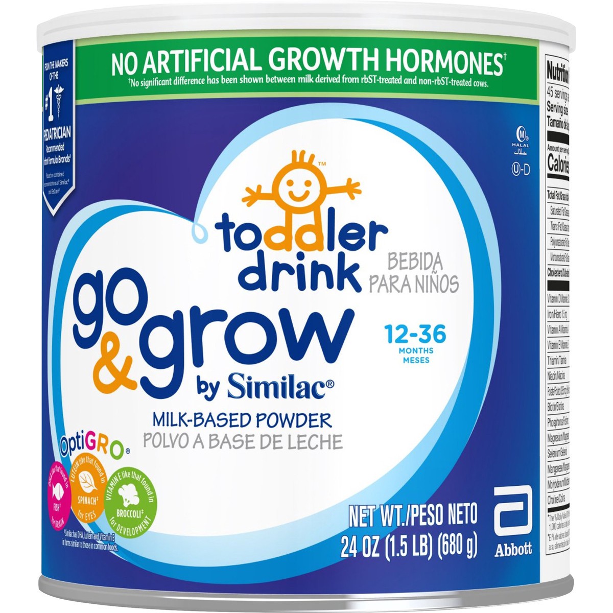 slide 11 of 13, Similac Go & Grow by Similac Toddler Drink Powder 24 oz Can, 24 oz