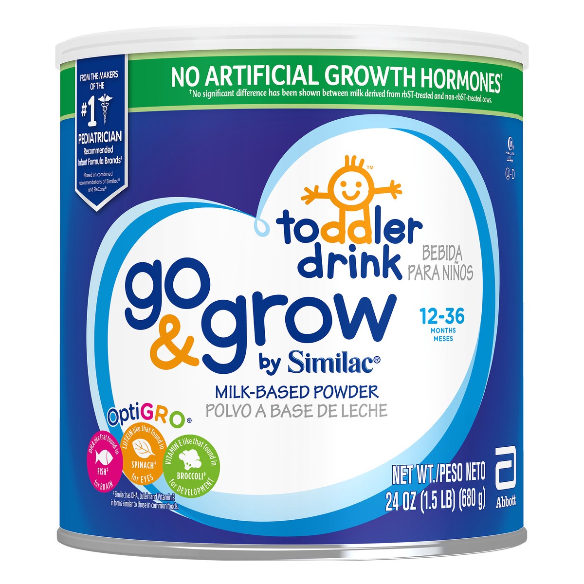 slide 9 of 13, Similac Go & Grow by Similac Toddler Drink Powder 24 oz Can, 24 oz