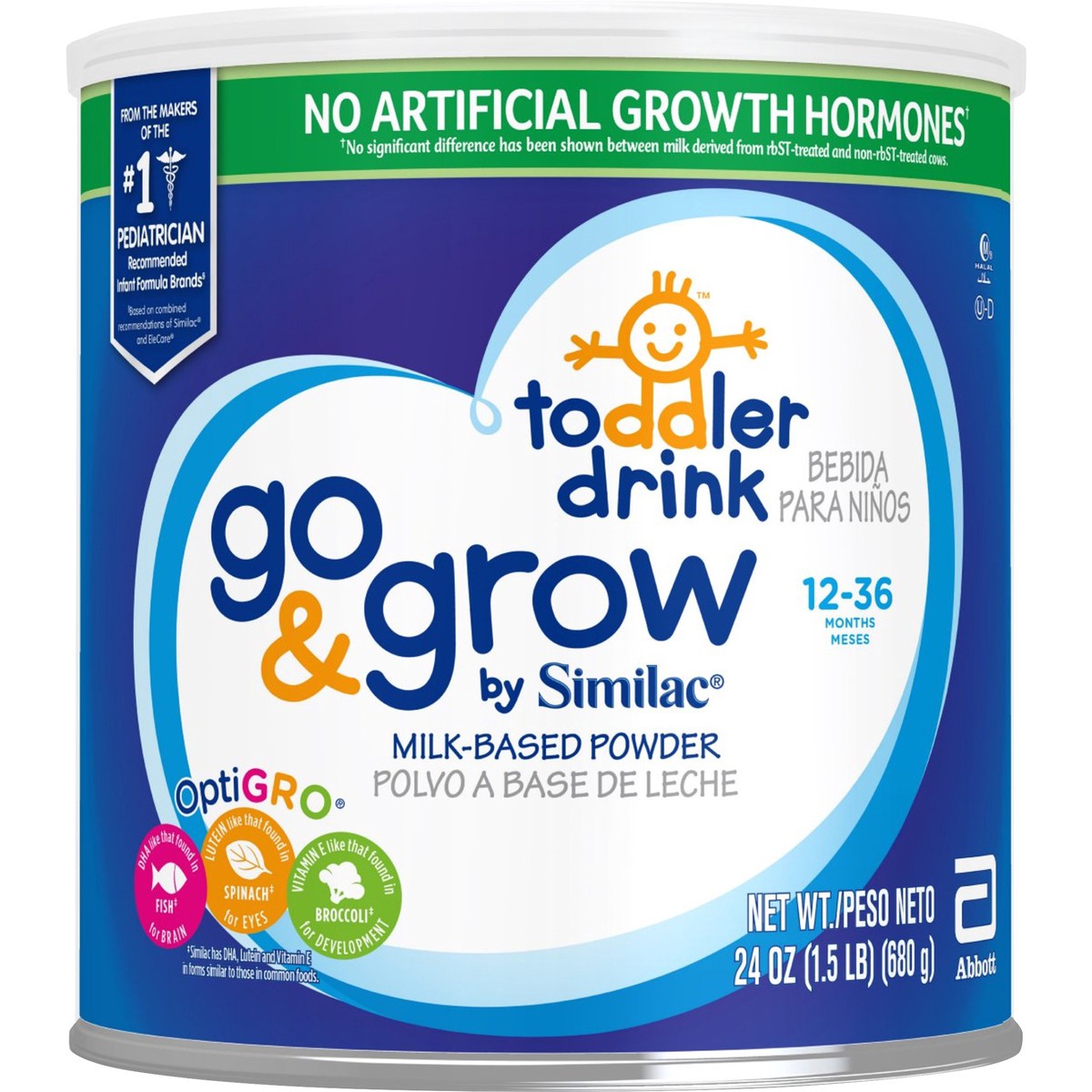 slide 10 of 13, Similac Go & Grow by Similac Toddler Drink Powder 24 oz Can, 24 oz