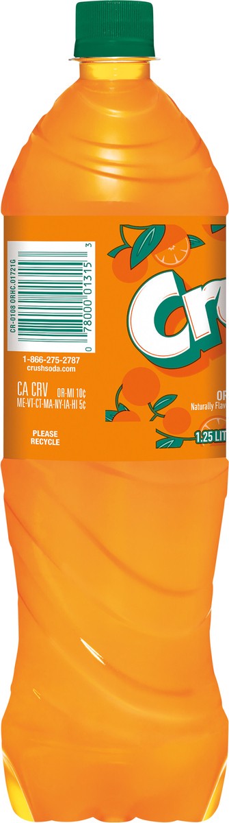 slide 7 of 7, Crush Orange Soda- 42.2 fl oz, 1.25 liter