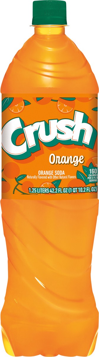 slide 4 of 7, Crush Orange Soda- 42.2 fl oz, 1.25 liter