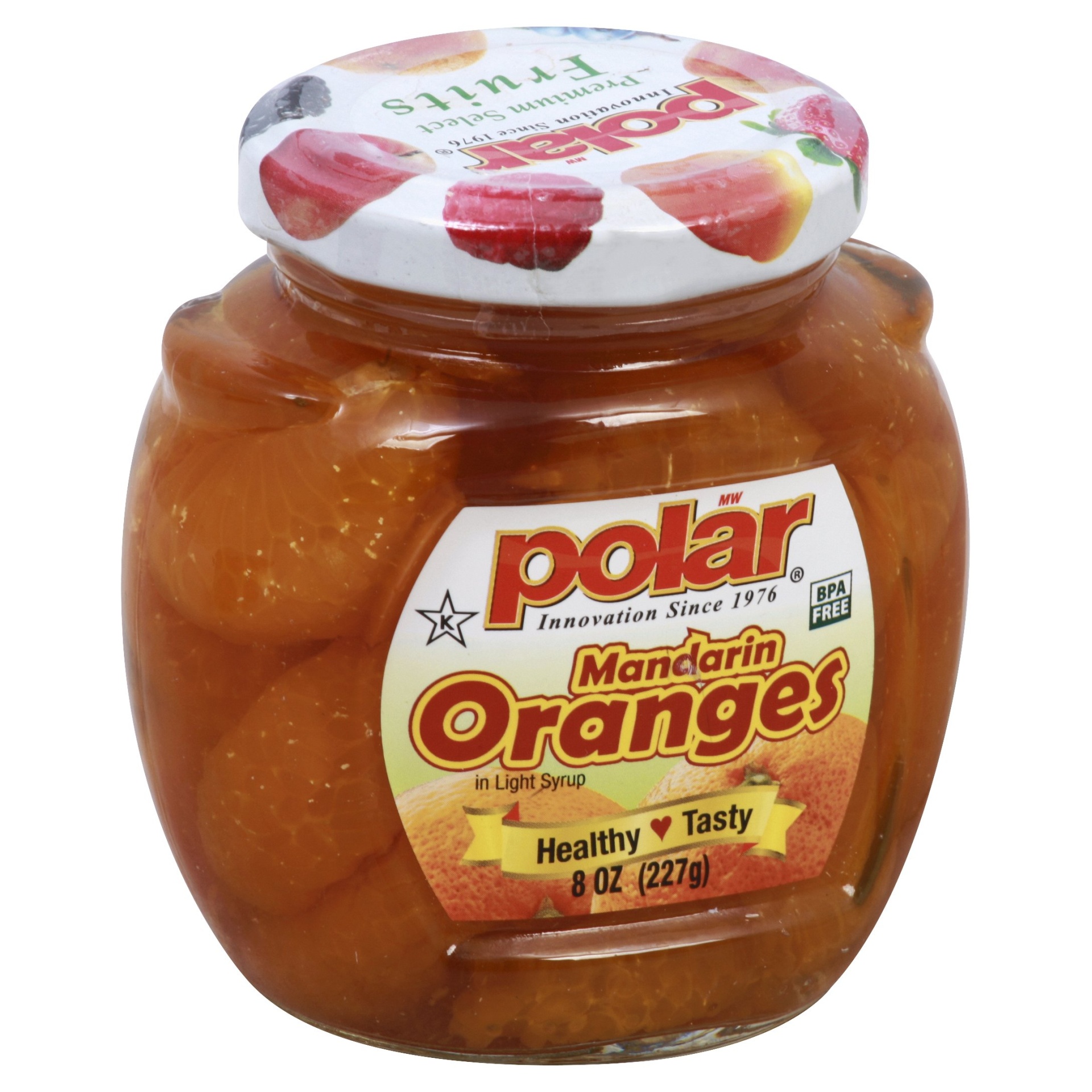 slide 1 of 1, Polar Mandarin Oranges In Light Syrup, 8 oz