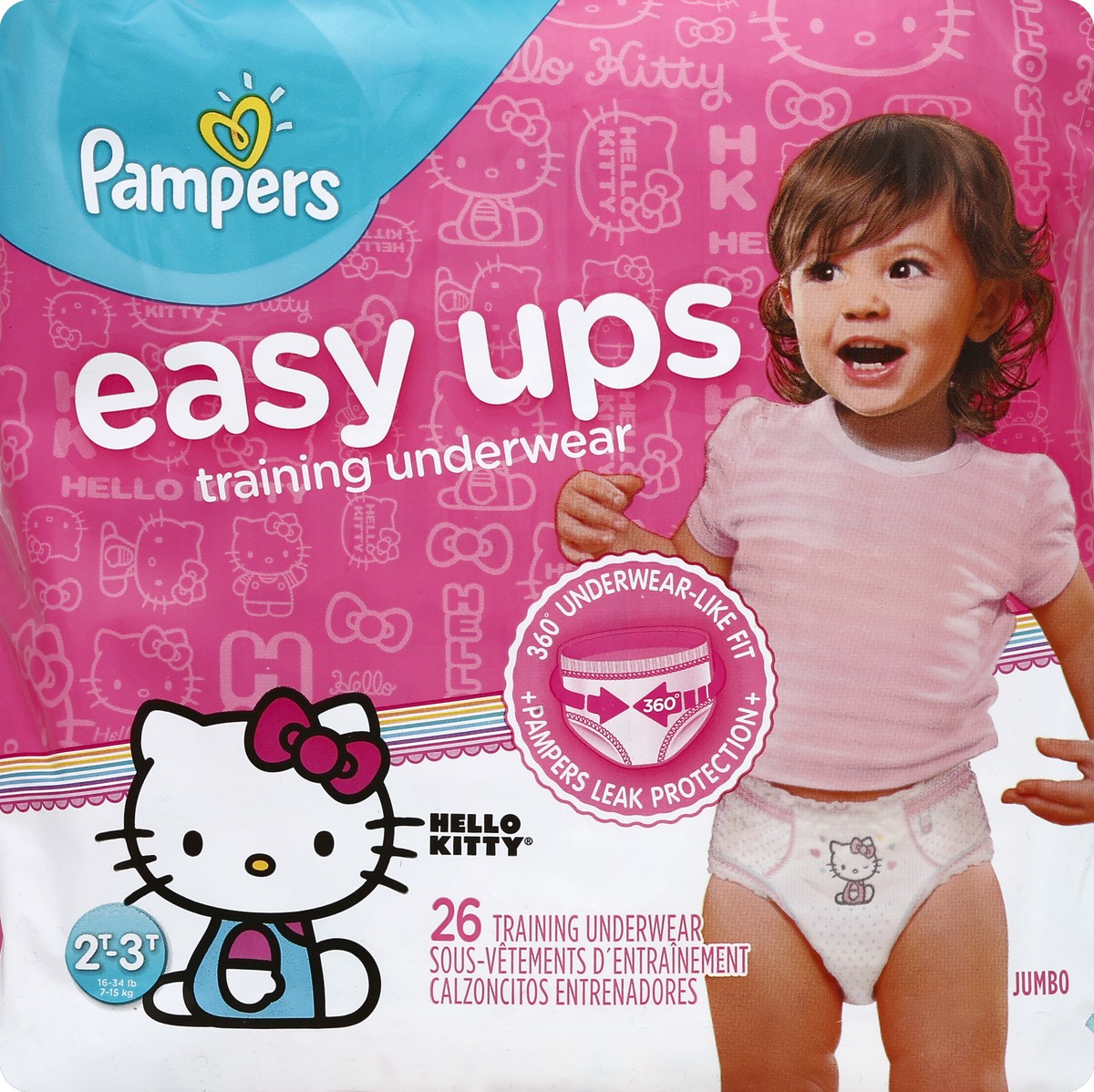 slide 1 of 5, Pampers Training Underwear 26 ea, 26 ct