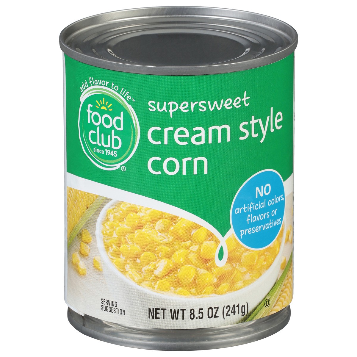 slide 14 of 16, Food Club Cream Style Supersweet Corn 8.5 oz, 8.5 oz
