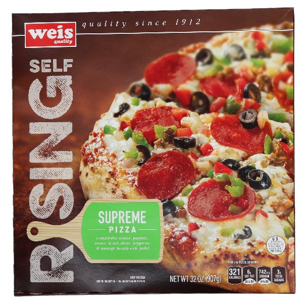 slide 1 of 1, Supreme Self Rising Pizza, 32.7 oz