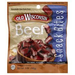 Old Wisconsin Beef Sausage Snack Bites - 5 oz