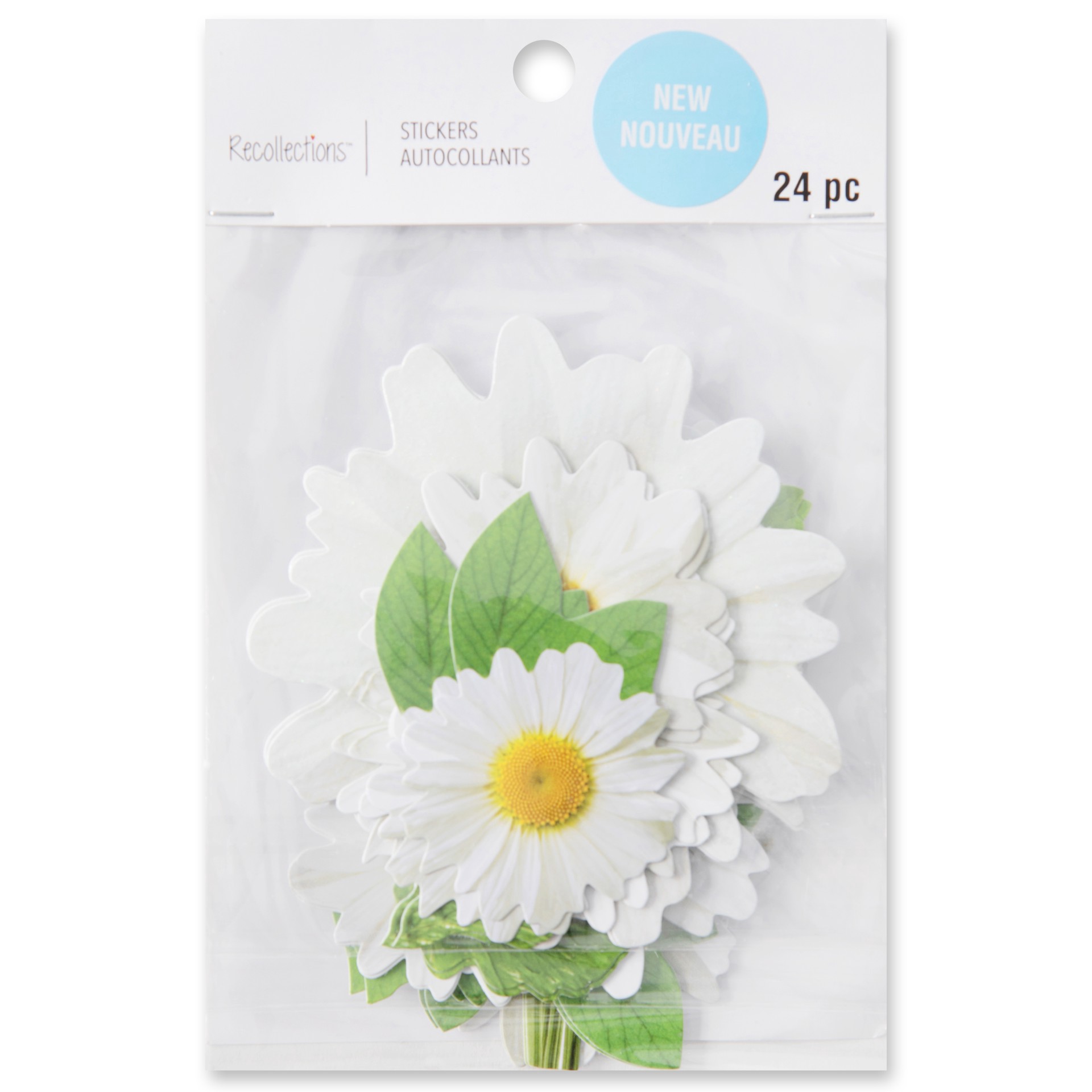 slide 4 of 4, Daisy Die Cut Stickers By Recollections, 4 in x 6 in