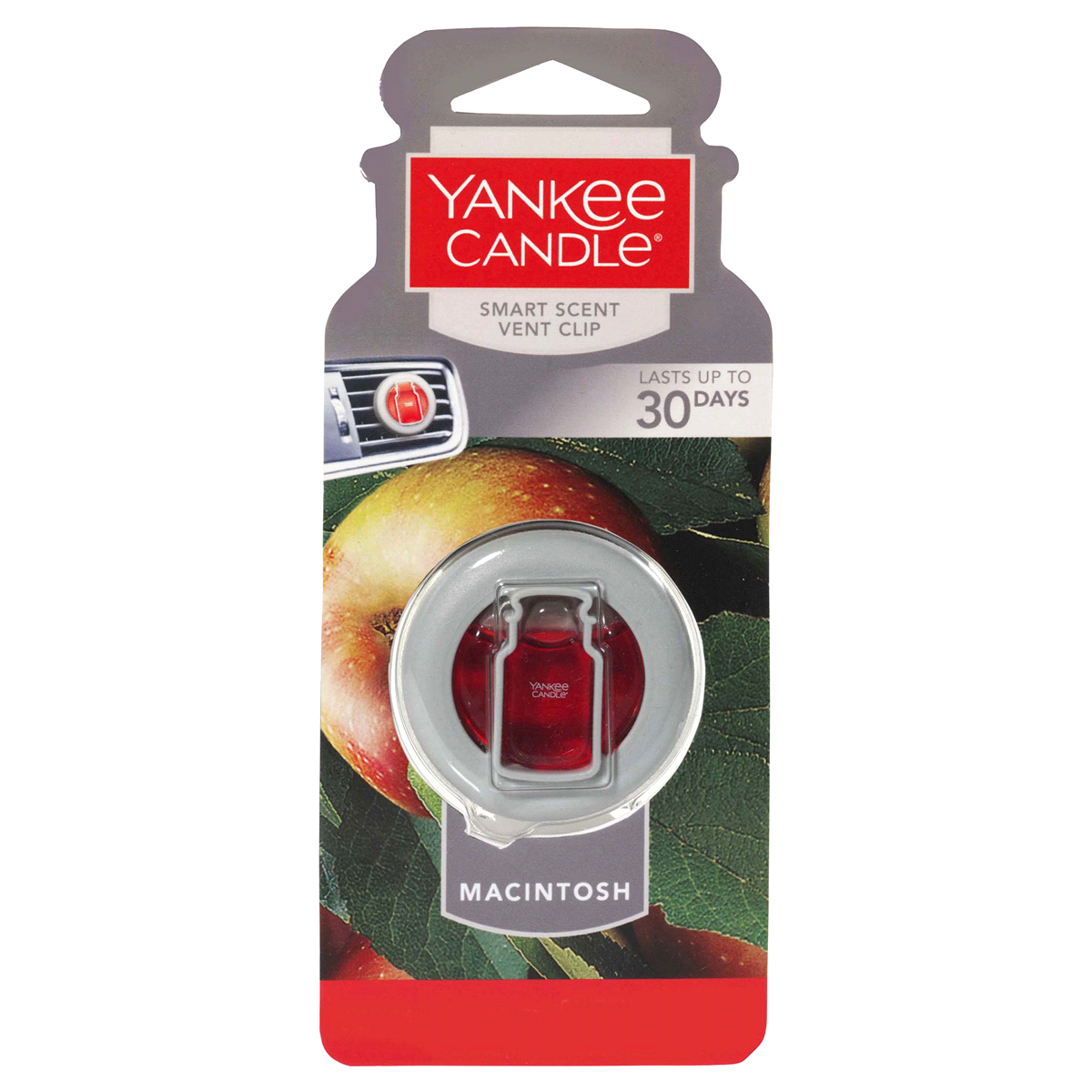 slide 1 of 1, Yankee Candle Vent Clip Macintosh, 1 ct