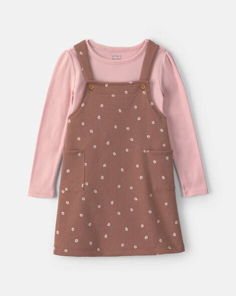 carters brown dress Baby Girl Floral French Terry Long-Sleeve Set - Pink/Brown Pink/Brown 18M and everyday wear.Size YCRF_tallboot What Color Shoes To Options:Mirror