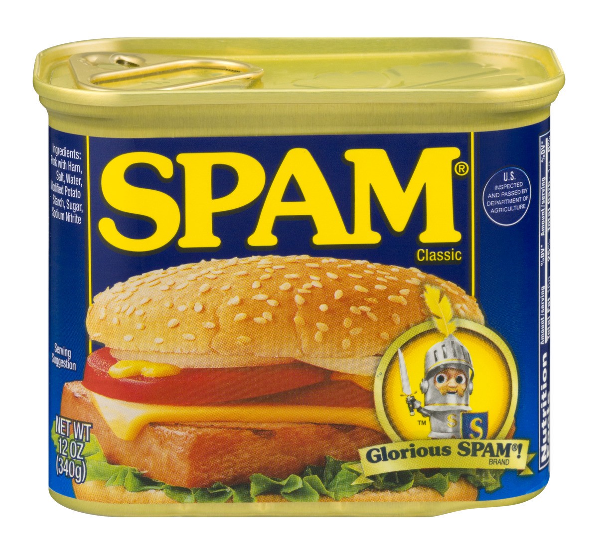 slide 1 of 9, SPAM Classic, 12 oz