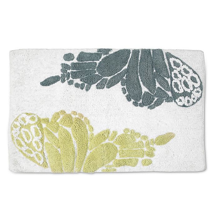 slide 1 of 1, Shell Rummel Butterfly Bath Rug, 20 in x 32 in