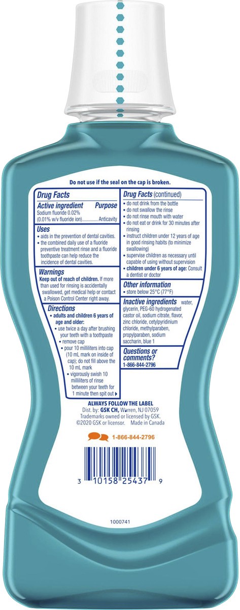 slide 2 of 9, Polident ProPartial Step 3 Protect Fluoride Mouthwash 16.9 oz, 16.9 fl oz