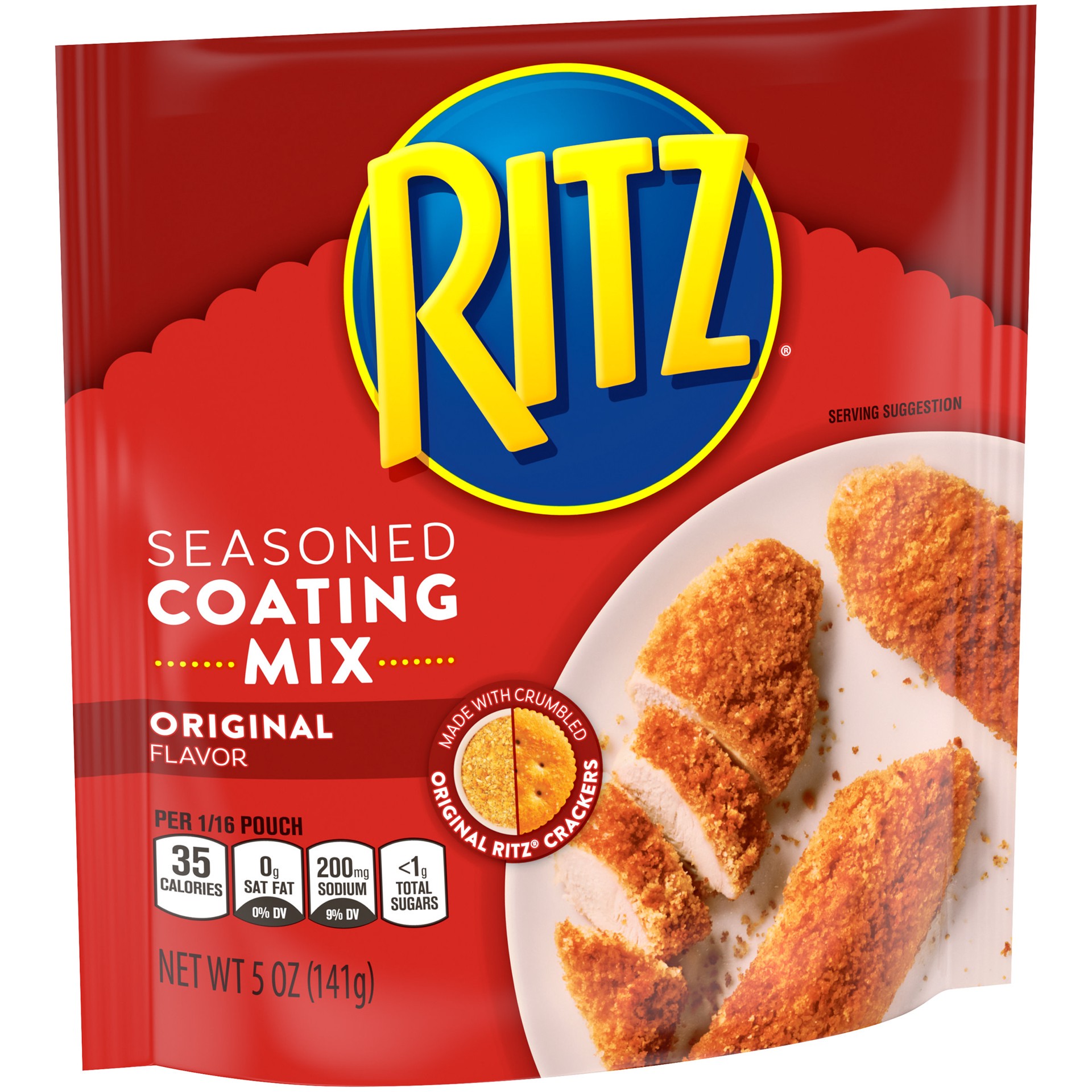 slide 5 of 5, Ritz Shake 'N Bake Original Ritz Flavored Seasoned Cracker Coating Mix, 5 oz Bag, 5 oz