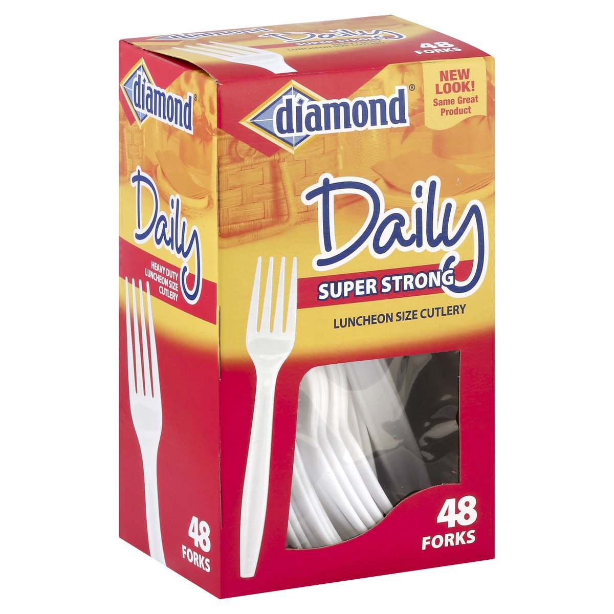 slide 2 of 6, Diamond Super Strong Forks, 48 ct