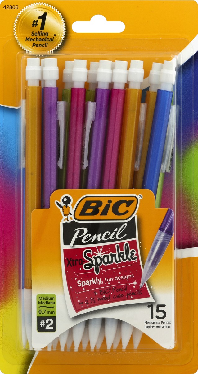 slide 2 of 7, BIC Pencils 15 ea, 15 ct