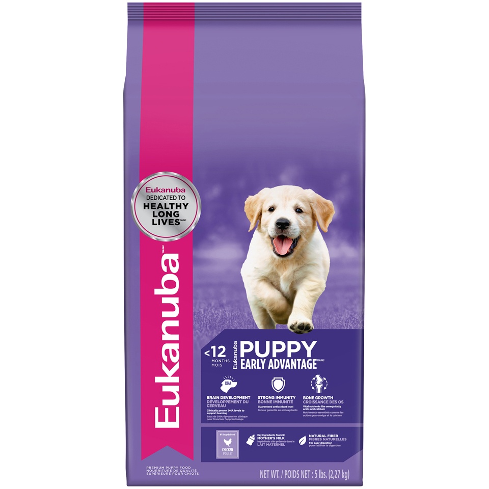 slide 1 of 5, Eukanuba Puppy Food, 5 lb