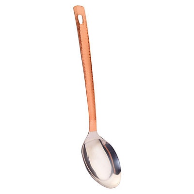 slide 1 of 1, Kitchen & Table Hammered Copper Serve Spoon, 1 ct