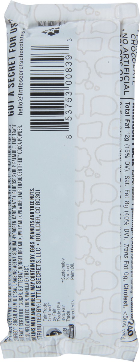 slide 7 of 9, Little Secrets Dark Chocolate Cookie Bars with Salted Caramel 1.8 oz, 1.8 oz