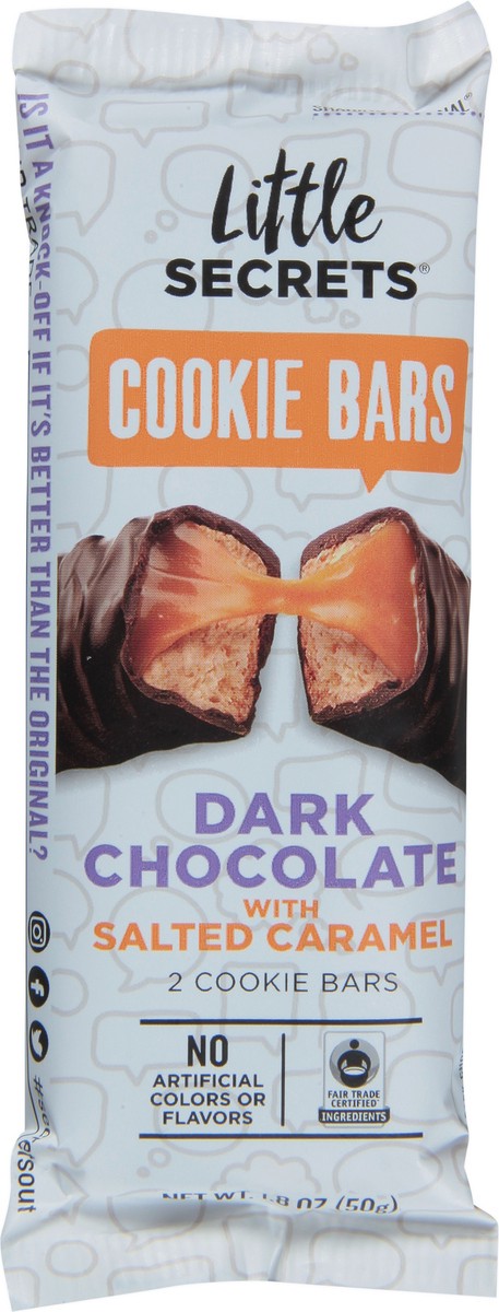 slide 3 of 9, Little Secrets Dark Chocolate Cookie Bars with Salted Caramel 1.8 oz, 1.8 oz