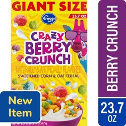 Kroger Crazy Berry Crunch Cereal Giant Size