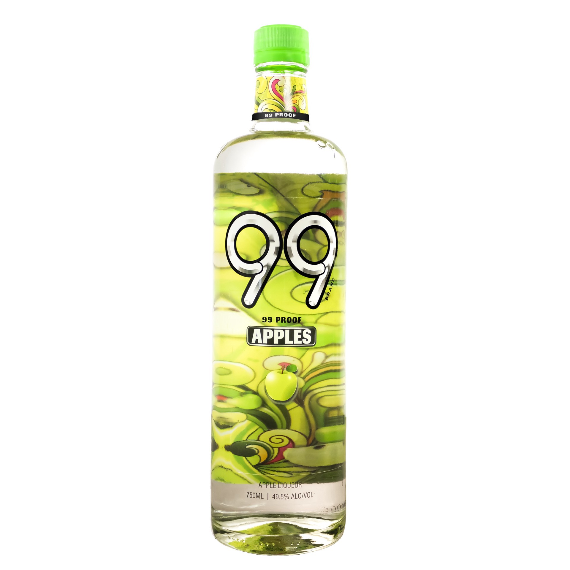 slide 1 of 2, 99 Brand 99 Apple Liqueur 750ml 99 Proof, 750 ml