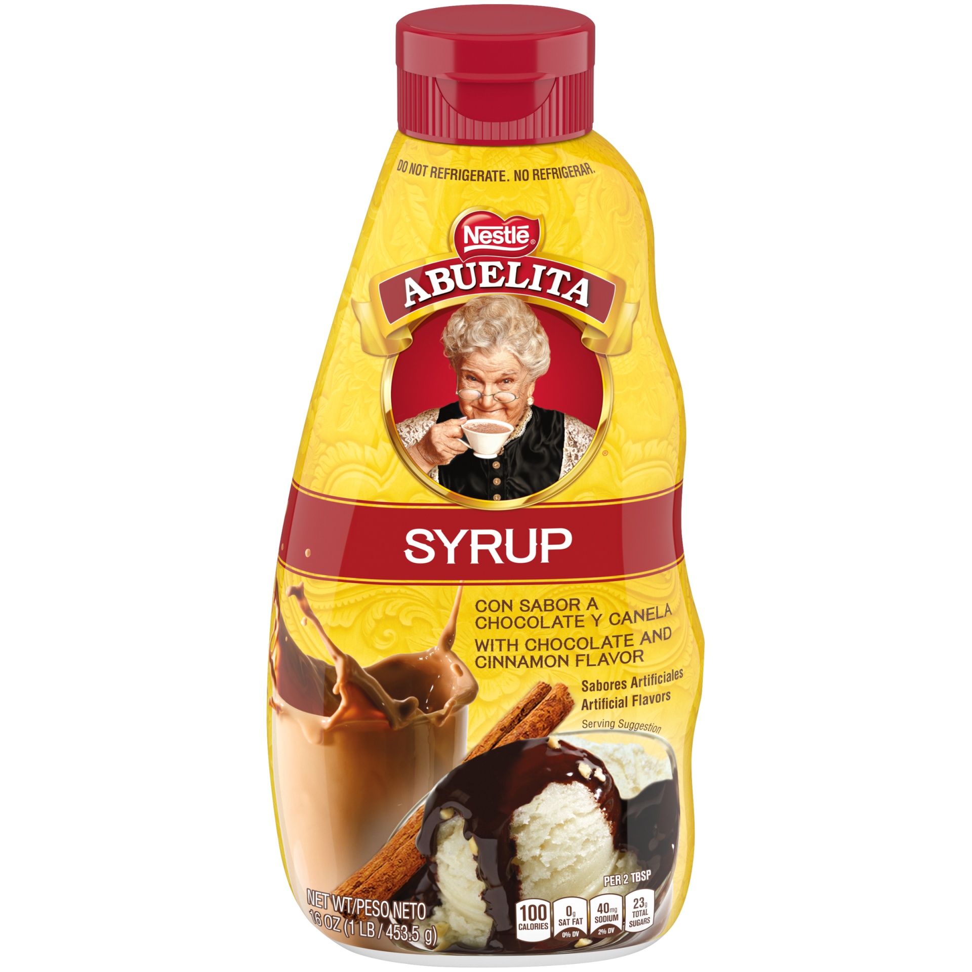 slide 2 of 2, ABUELITA Syrup de Chocolate, 16 oz