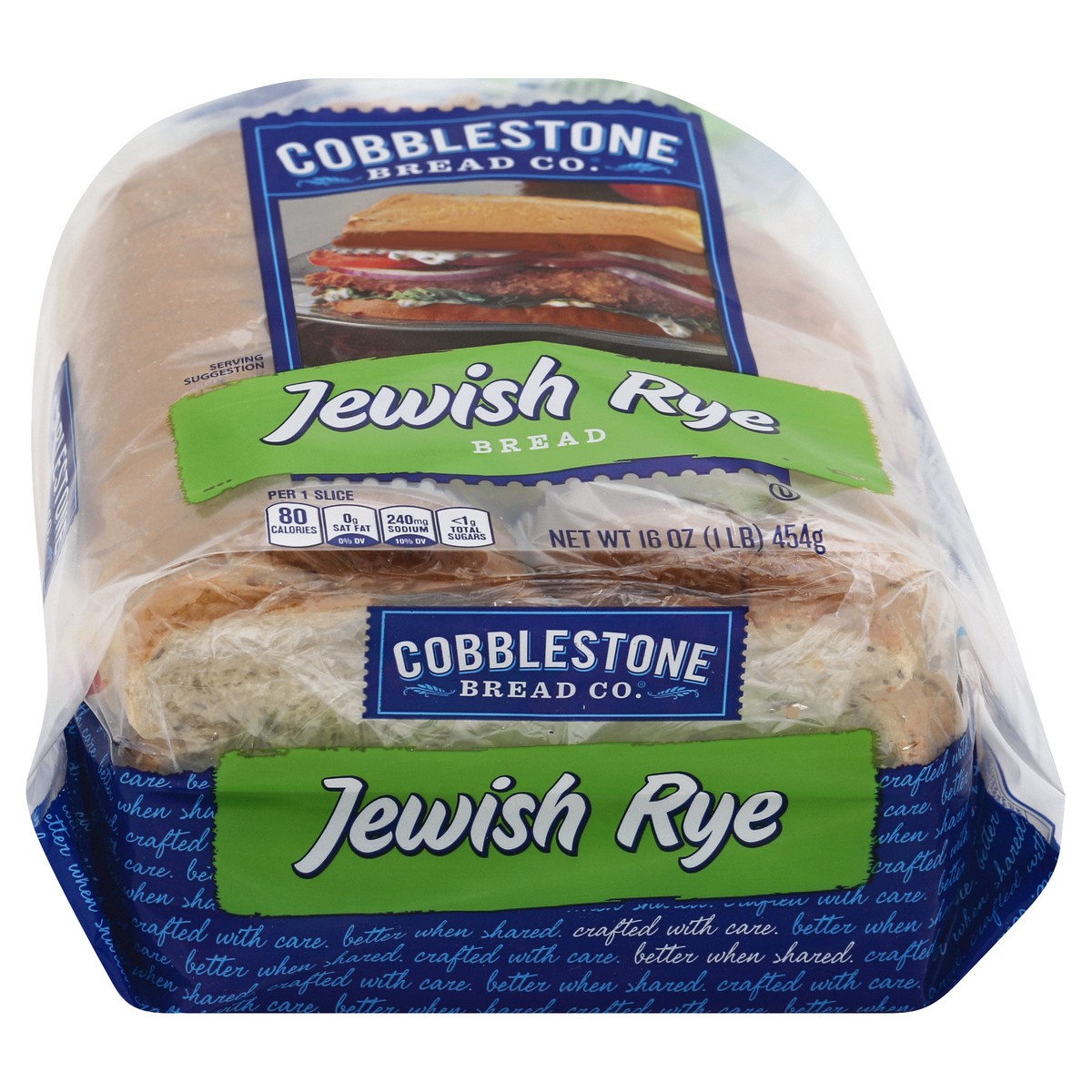 slide 1 of 10, Cobblestone Bread Co. Cobblestone Bread Co Jewish Rye Bread, 16 oz