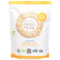 One Degree Organics Sprouted Rolled Oats 24 oz